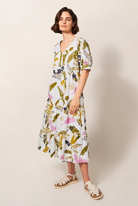 JOLENE COTTON MINI DRESS WHITE 1