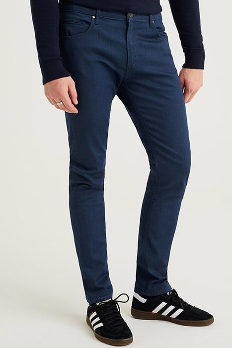 5-POCKET MID WAIST DARK BLUE 1