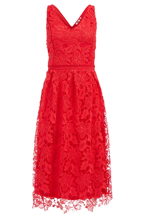 DRESS MID LENGTH RED 5