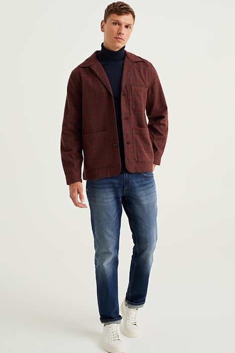 OVERSHIRT BURGUNDY RED 3