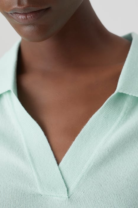 WOMEN POLO LONGSLEEVE FRESH MINT 5