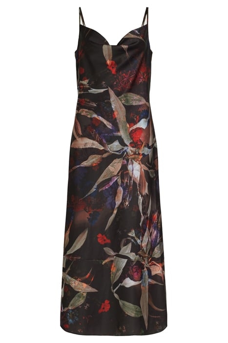 HADLEY TIPPI DRESS RUST BROWN 4