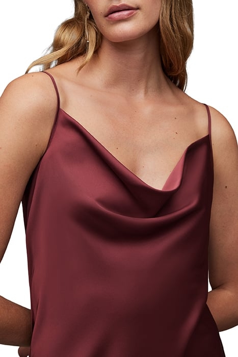 HADLEY DRESS WINTER ORCHID RED 5