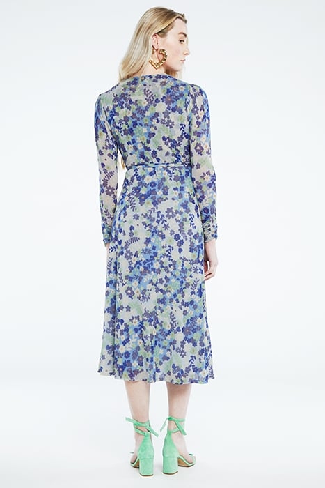 NATALIE DRESS RIAD BLUE/HOLY GUACA 2