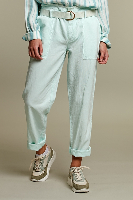 GREEN HIGH WAIST PANTS 1