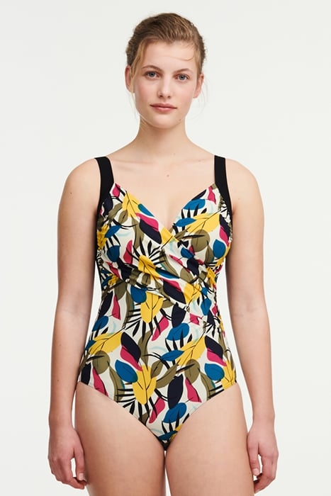 SW 1P WF TSHIRT COVERING MULTICO LEAVES 1