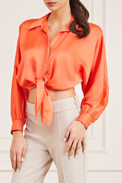 MARCIANO BY GUESS CARNIVALE TOP MAYAN BLOUSE SUNSET 6