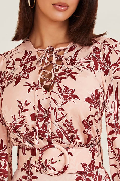 SUNBURST FLARE DRESS SUNBURST BLUSH 4