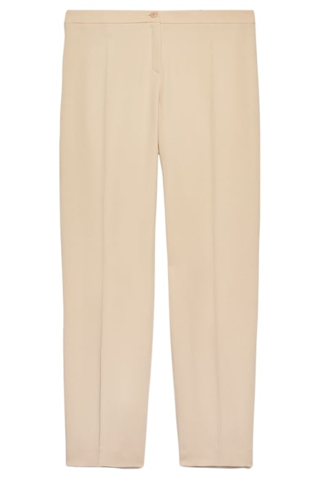 STRAIGHT-LEG STRETCH CADY TROUSERS PINK 4