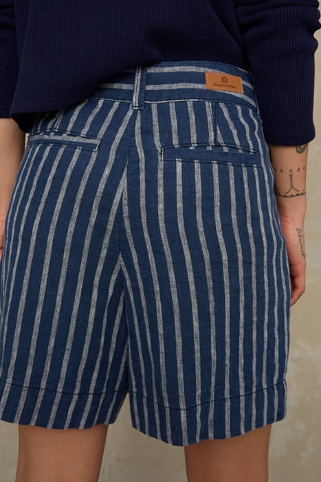 BANGJA LINEN NAVY STRIPE 4
