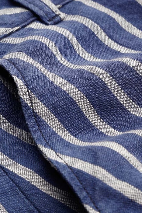 BANGJA LINEN NAVY STRIPE 6