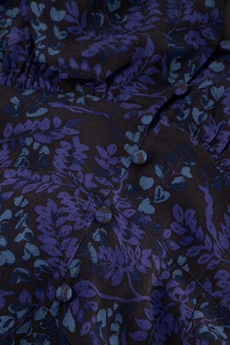 LYNN SHORT INE DRESS BLACK/BLUE MAGIC 3