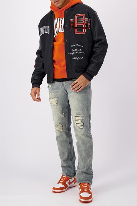 LOGISTICS VARSITY JACKET GREY 3