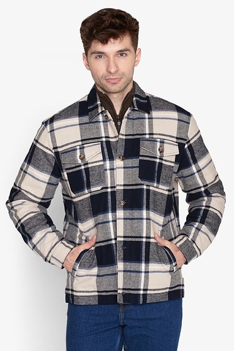 SIJESSE QUILT CHECK DEEP MARINE 1