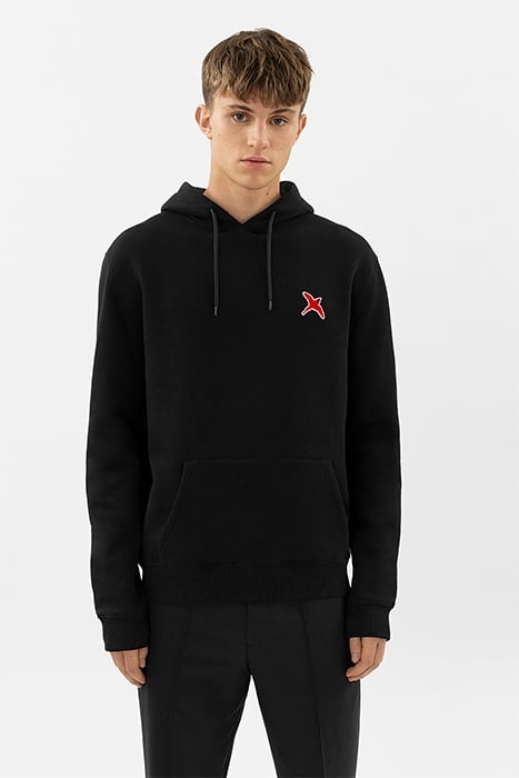 ROUGE BEE BIRD HOODIE BLACK 1