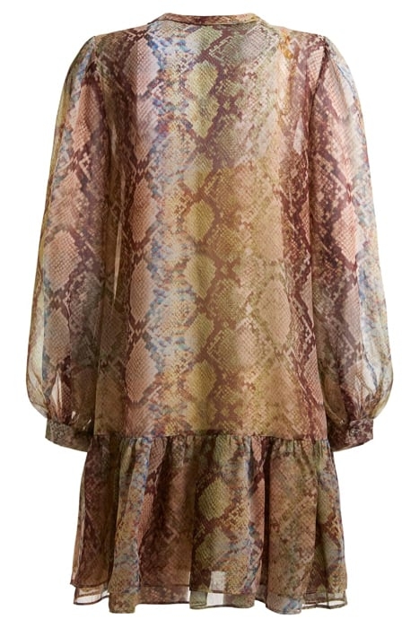 MARCIANO BY GUESS ALVA DRESS GLAM SNAKE PRINT 2