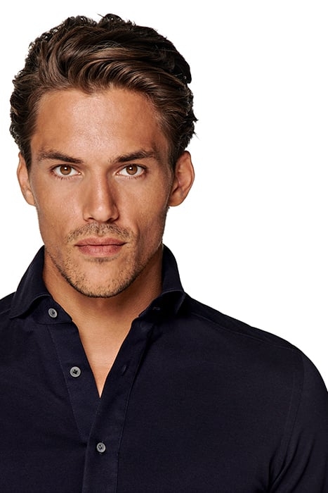 KNITTED NAVY POPOVER NAVY 6