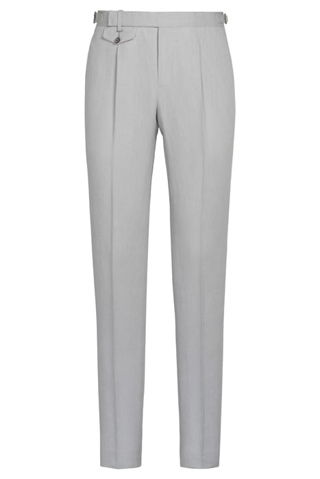 LIGHT GREY PLEATED BRENTWOOD TROUSERS LIGHT GREY 4
