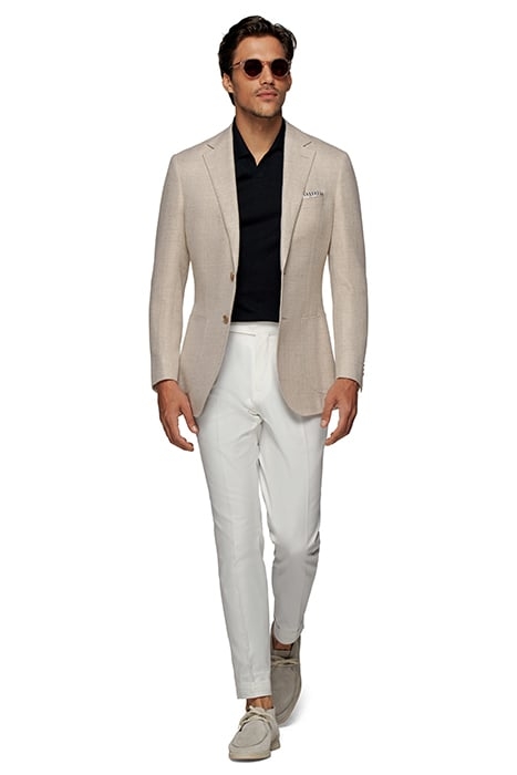 JACKET-L.BROWN-HERRINGBONE LIGHT BROWN 3