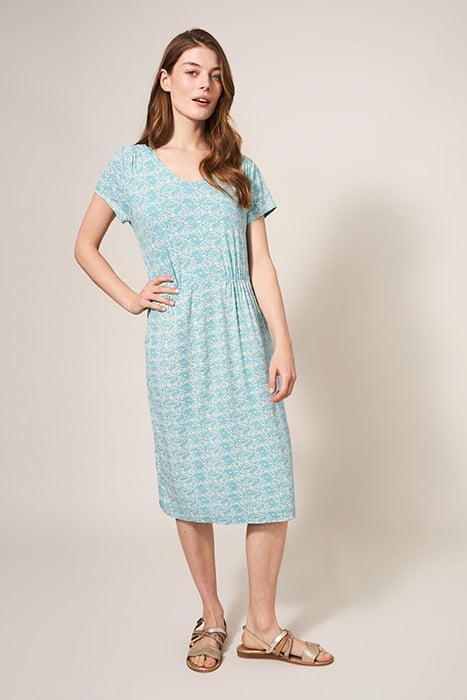 TALLIE ECO VERO JERSEY DRE IVORY PRINTED 2