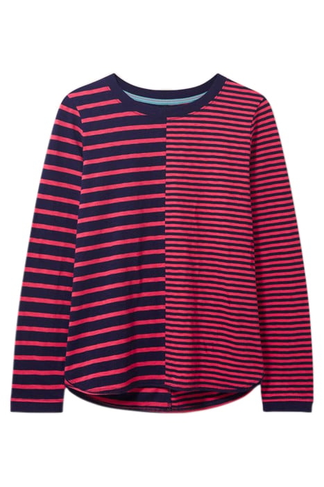 CAIE STRIPE TEE PINK 4