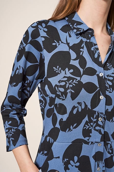 RUA JERSEY SHIRT DRE BLUE PRINTED 5