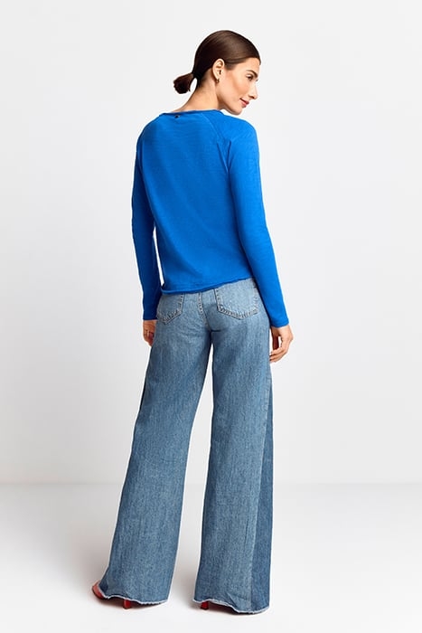 ORGANIC HEAVY JERSEY LONGSLEEVE AZZURE BLUE 2