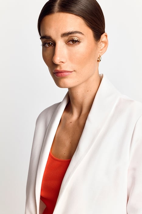 JERSEY BLAZER WHISPER WHITE 4