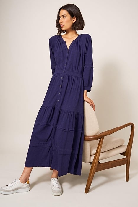 HALLIE JERSEY MINI DRESS NAVY 3