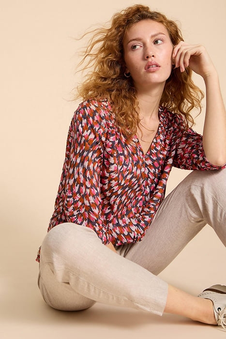 RAE COTTON TOP PINK PRINTED 3