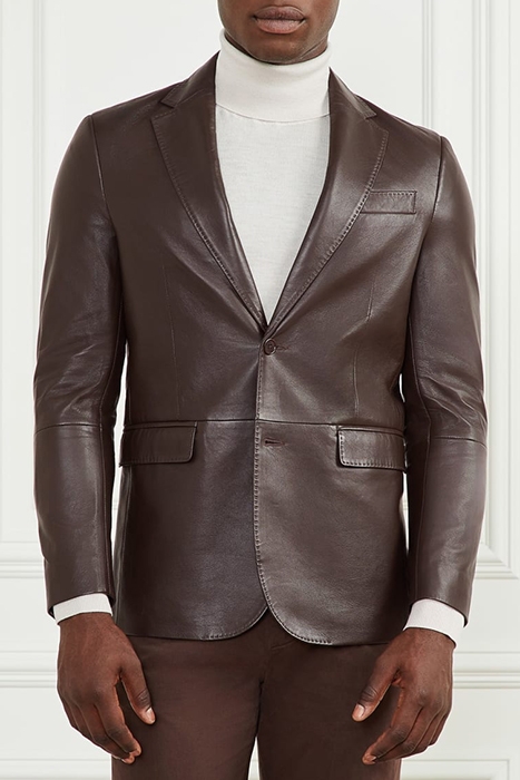 STEVE NOTCH BLAZER REG FIT CHOCOLATE BROWNIE 6
