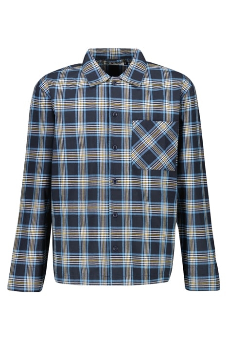 LAKE SHIRT JR BLUE/YELLOW 1