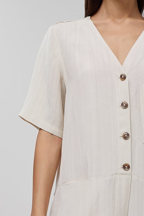 SHORT SLEEVE OVERALL PANTS GRAIN BEIGE 6