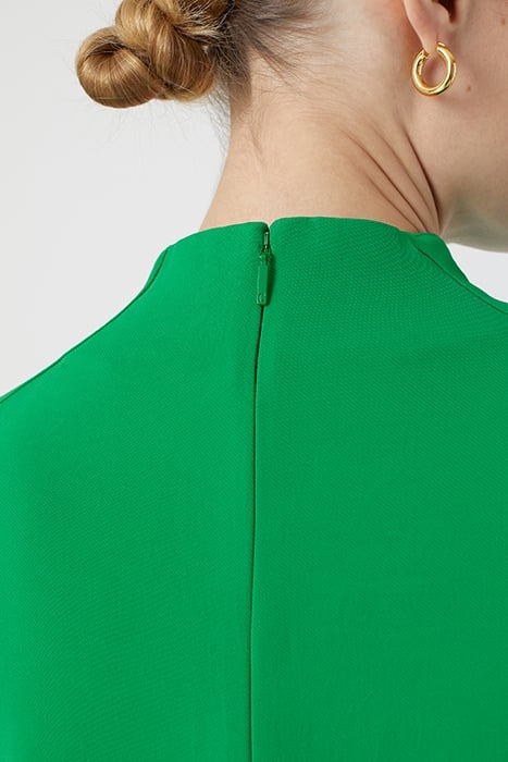 STAND-UP COLLAR TOP SHIRTS & BLOUSES GREEN PATINA 6