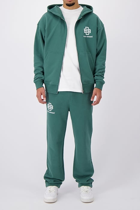 CITY ZIPPER HOODIE GREEN 2