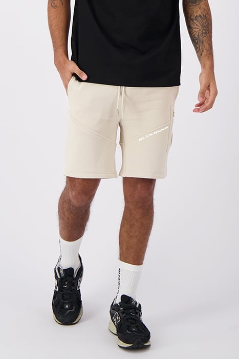 STRIPE SWEATSHORTS SAND 1