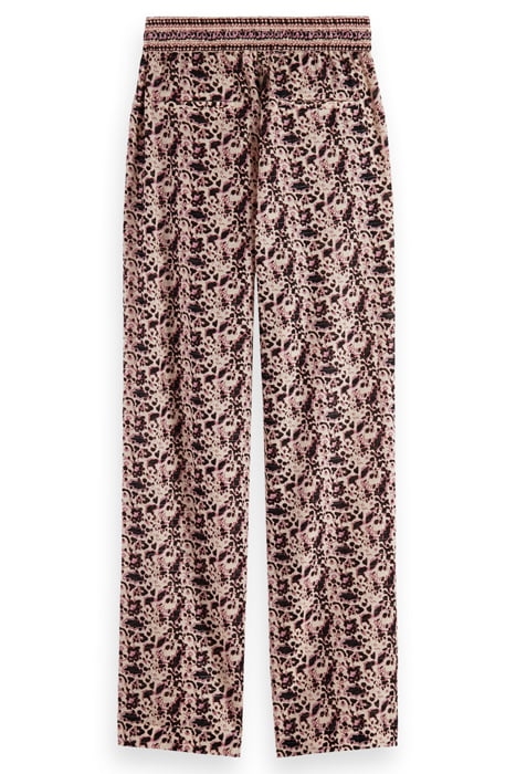 BLOCK PRINT BEACH PANT BLOCK FLORAL 2
