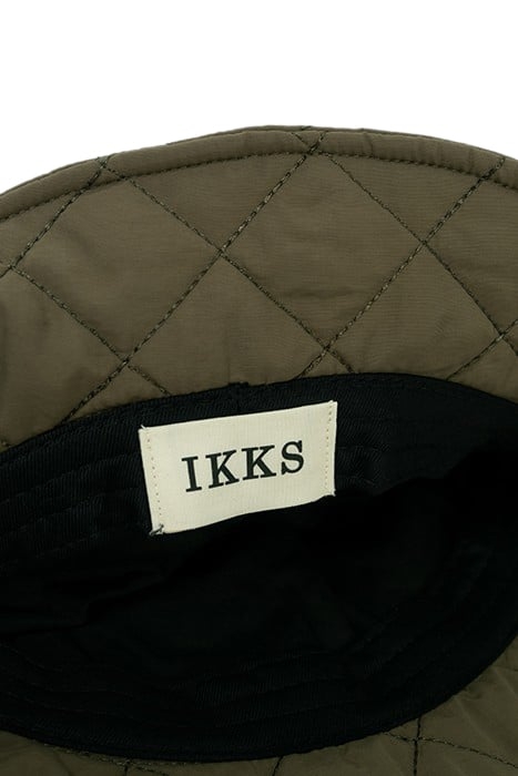 KHAKI QUILTED SUNHAT AND SCARF SET 6