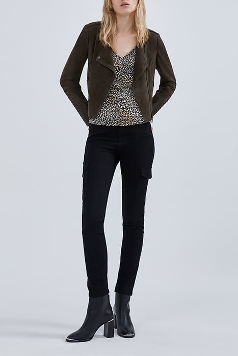 BLACK COMBAT SCULPT-UP SLIM JEANS 3