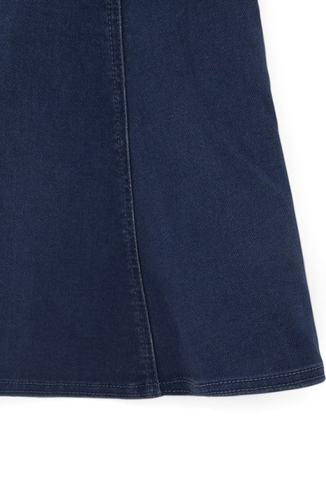 GIRLS’ RAW DENIM EMBROIDERED SKATER DRESS 5