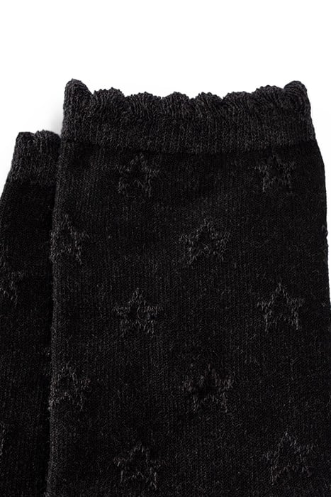 GIRLS’ GREY/ECRU RIBBED SOCKS 6