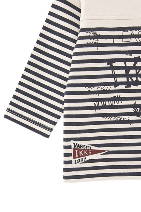 BABY BOYS' DOUBLE MOTIF SAILOR STRIPE T-SHIRT 6