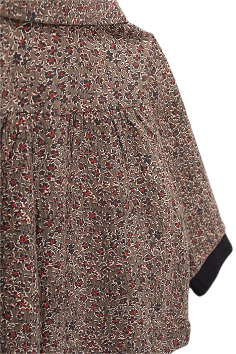 BABY GIRLS’ KHAKI LEOPARD FLORAL PRINT BLOUSE 6