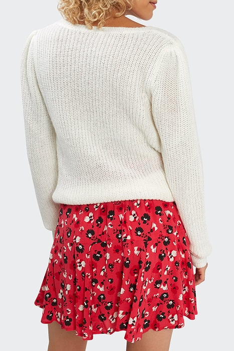 FLASH PINK ROCK FLORAL PRINT SHORT SKIRT 2