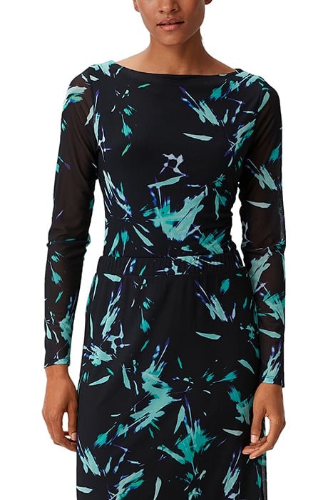 COMMA T-SHIRTS GREY/BLACK 1