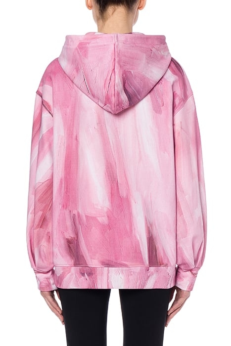 PAINTING COTTON SWEATSHIRT PINK 2
