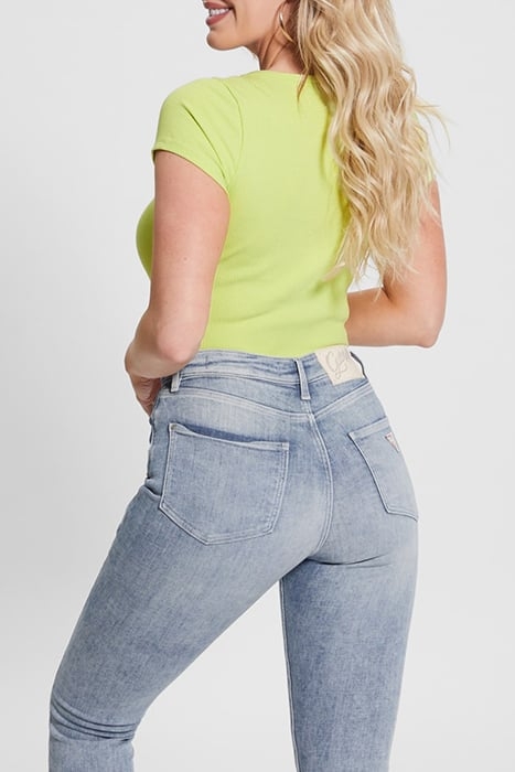 GUESS ECO SS KARLEE JEWEL BTN DUSTY KIWI 2