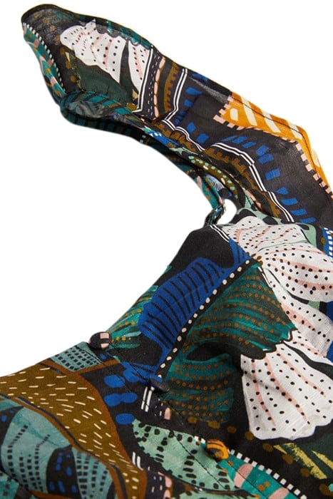 SL CARINE PEPLUM TOP TROPICAL TRAVELER 7