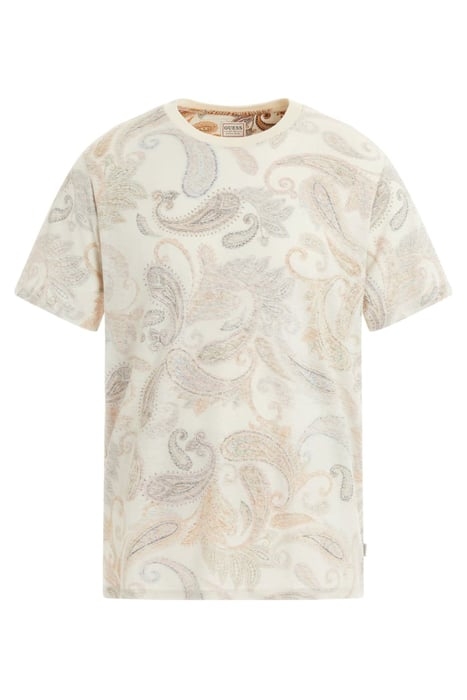 GUESS ECO ECO LINEN BLEND PAIS SALT WHITE MULTI 4