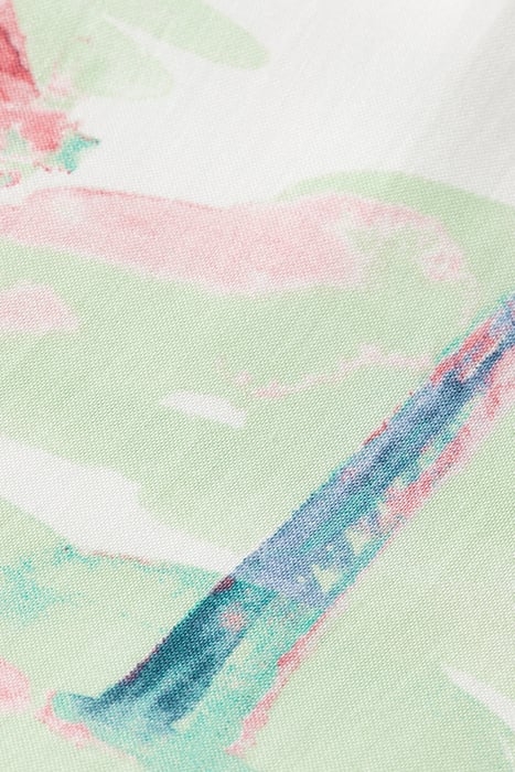 ALLOVER PRINTED VISCOSE SHORT PALMTREE HAWAII AOP 3